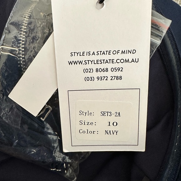 NWT Strapless Floral Crop Top Size 10 - Picture 6 of 6